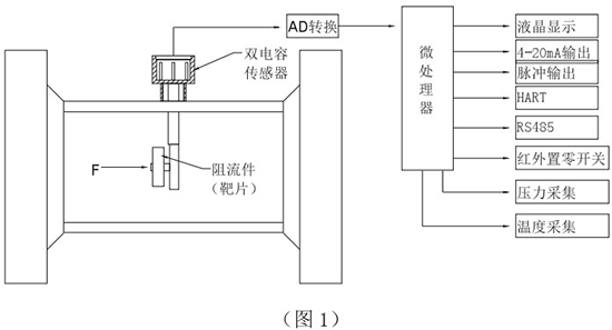 dn50靶式流量計工作原理圖